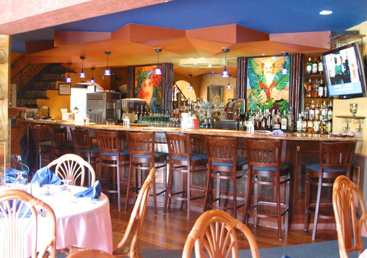 The bar at Hacienda La Paloma