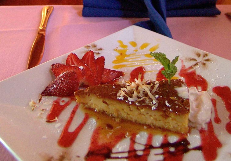 Flan dessert